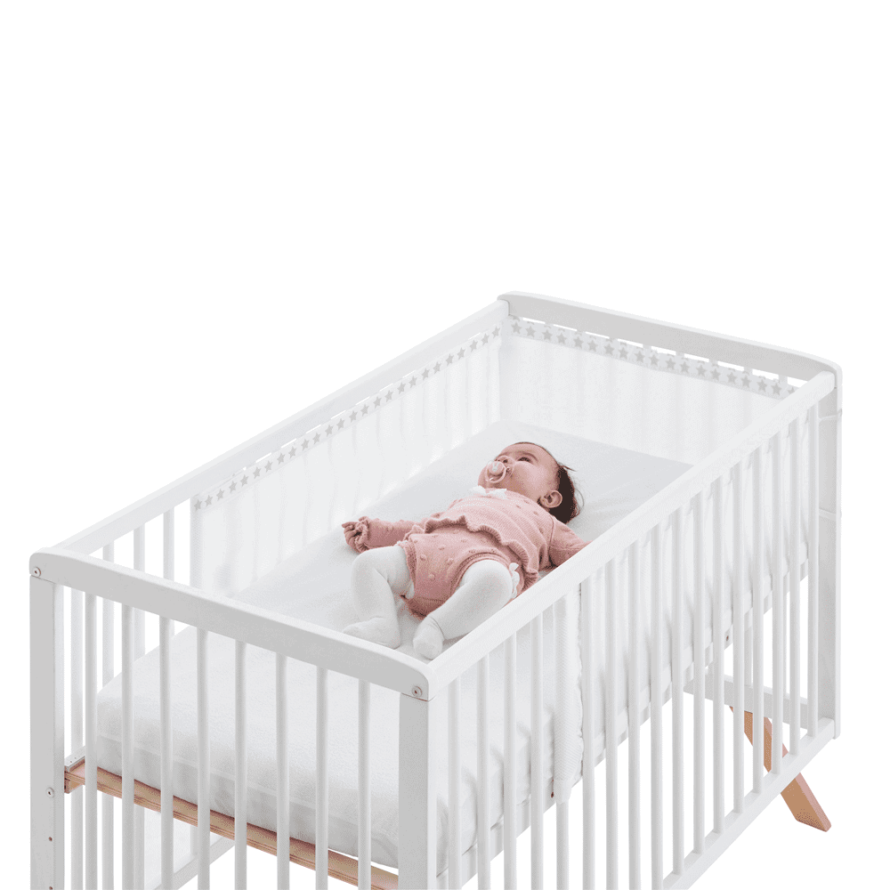 absceso Específico híbrido ▷ Malla transpirable para cuna de bebé Oxygen - 60x120