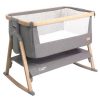 Minicuna Tutti Bambini Cozee Oak Charcoal Lunar Rocker en tienda Cool Dreams