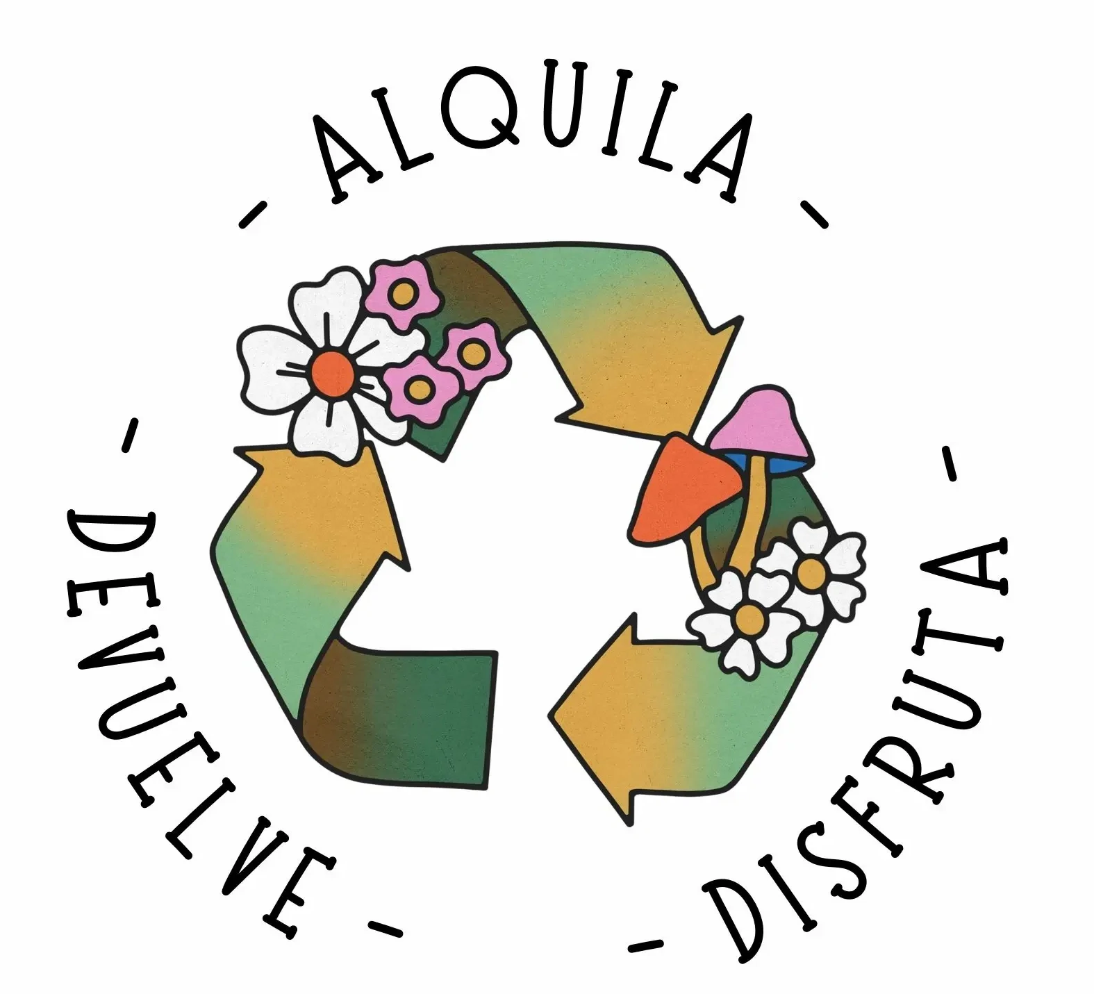 alquila disfruta devuelve